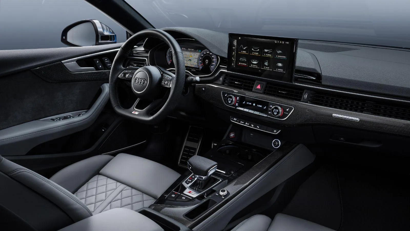 Premium sport-inspired car interior
