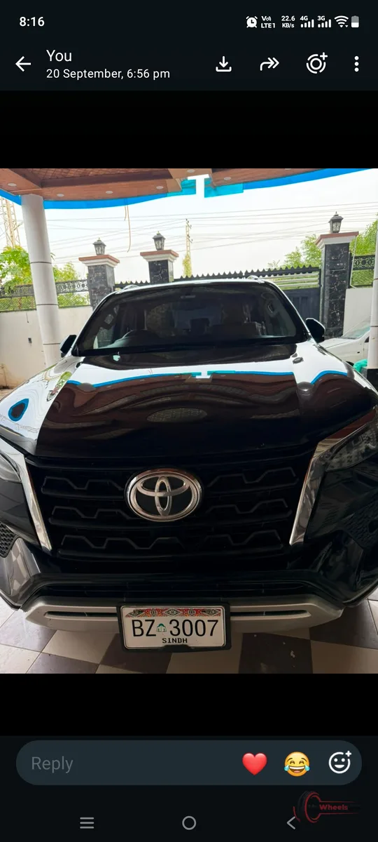2021 Toyota Fortuner main vehicle photo